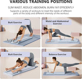 🧘 Home Fitness Revolution – Pilates Ab Roller Reformer with Auto Rebound & Core Training Board