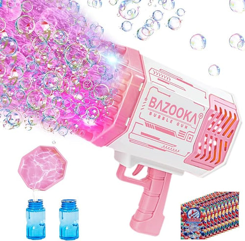 🫧💥 Ultimate 69-Hole Bubble Machine Gun – Light-Up Fun for All Ages! 🎉🔫