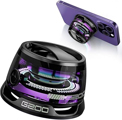 G200 Magnetic Bluetooth Speaker - Portable Mini Bluetooth Speaker with Phone Stand