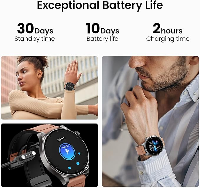 💼✨ Nodizz WT02 Smartwatch – Luxury Meets Innovation!
