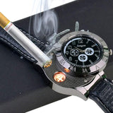 Men's Windproof Cigarette Lighter Watch