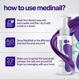 ðŸ¦¶ Medinail Advanced Antifungal Foot & Nail Spray â€“ Soothing & Cooling Treatment for Athleteâ€™s Foot, Nail Fungus, and Odor Control â€“ 100ml