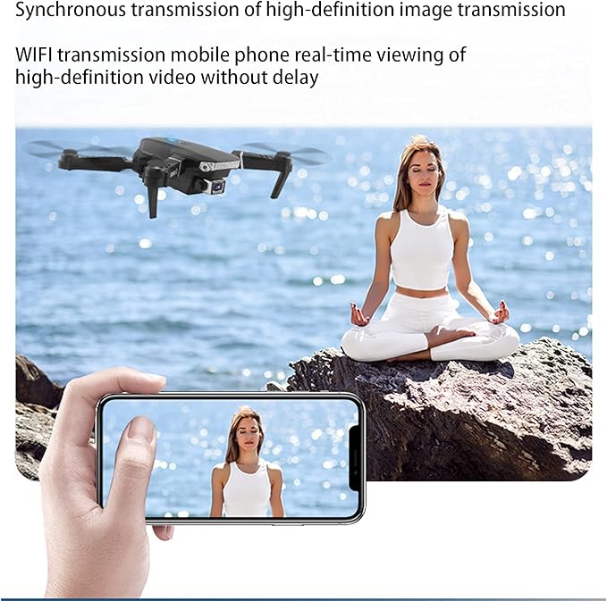 âœˆï¸  E88 & E99 Foldable 4K Dual-Camera Drones with WiFi FPV â€“ Beginner-Friendly Aerial Photography KitðŸš