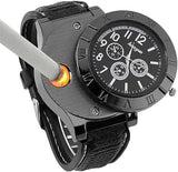 Men's Windproof Cigarette Lighter Watch
