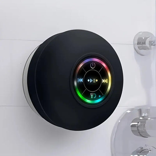 ðŸŽµ Mini LED Bathroom Speaker â€“ Splash-Proof Sound, Big Vibes!