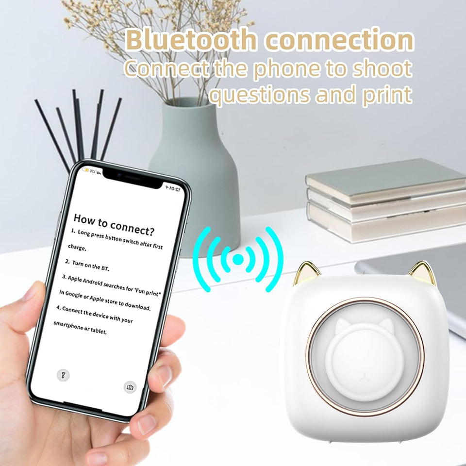 Mobile Phone Mini Printer for Android, iOS