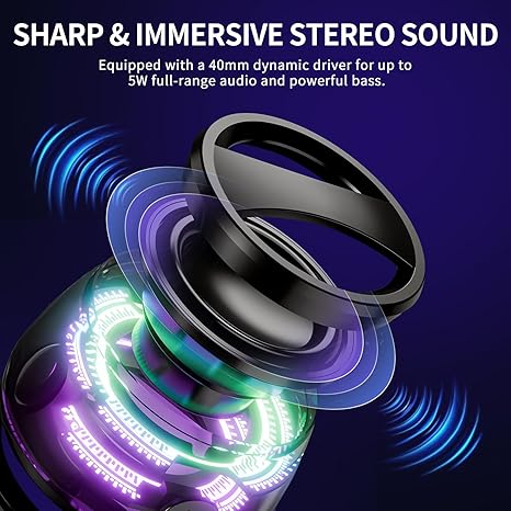 G200 Magnetic Bluetooth Speaker - Portable Mini Bluetooth Speaker with Phone Stand