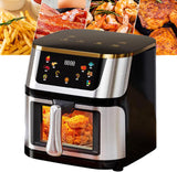 Air Fryer, 10l Stainless Steel Visual Air Fryer