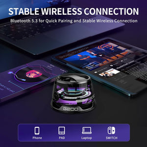 G200 Magnetic Bluetooth Speaker - Portable Mini Bluetooth Speaker with Phone Stand