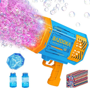 🫧💥 Ultimate 69-Hole Bubble Machine Gun – Light-Up Fun for All Ages! 🎉🔫