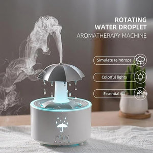 🌧️💨 V88 Umbrella Humidifier with Magical Rain Effect – Refresh Your Space in Style! 🌂✨