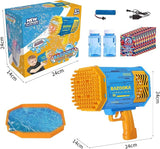 🫧💥 Ultimate 69-Hole Bubble Machine Gun – Light-Up Fun for All Ages! 🎉🔫