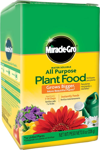 ðŸŒ¿ Miracle-Gro Water Soluble All Purpose Plant Food â€“ 8 oz (226g)