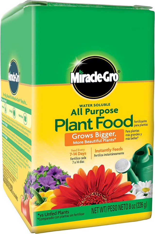 ðŸŒ¿ Miracle-Gro Water Soluble All Purpose Plant Food â€“ 8 oz (226g)