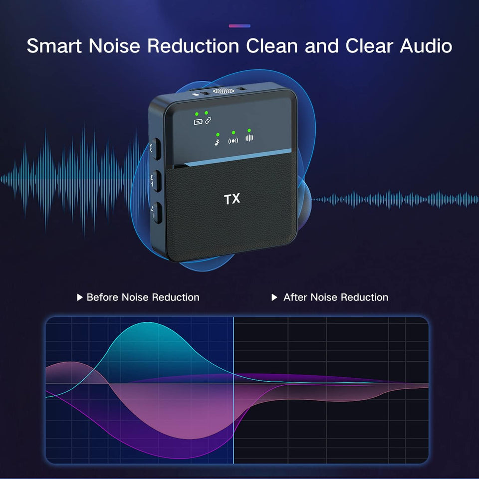 Wireless Lavalier Microphone for iPhone