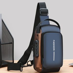 ðŸ§³ Anti-Theft Waterproof Sling Bag with USB Charging Port â€“ Sleek, Secure & Smart Carry for Everyday Life