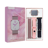 WismeÂ WSÂ 81Â MiniÂ SmartwatchÂ withÂ 3Â Strap