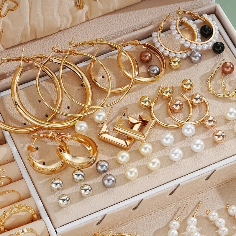 💎✨ 86-Piece Premium Jewelry Set for Women & Girls – Necklaces, Earrings, Rings & More! 👑💫