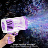 🫧💥 Ultimate 69-Hole Bubble Machine Gun – Light-Up Fun for All Ages! 🎉🔫