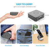 🔋 3-in-1 Magnetic Foldable Wireless Charger – Fast Charging for All Your Devices! 📱⌚🎧