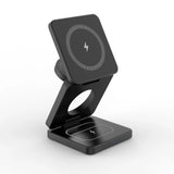 🔋 3-in-1 Magnetic Foldable Wireless Charger – Fast Charging for All Your Devices! 📱⌚🎧