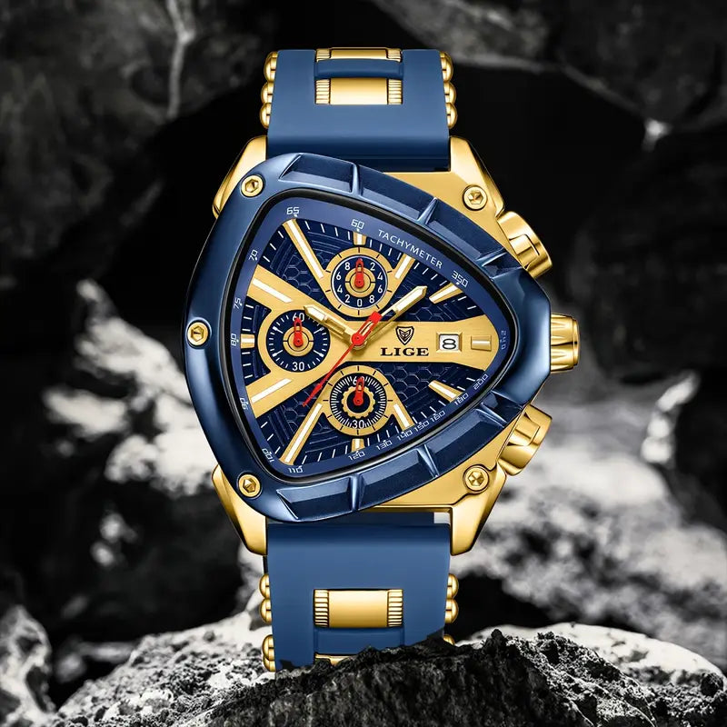 ⌚ LIGE Sport Watch for Men & Women – Stylish Analog Display with Date Calendar & Silicone Strap 💫