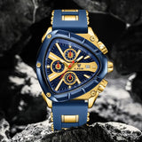 ⌚ LIGE Sport Watch for Men & Women – Stylish Analog Display with Date Calendar & Silicone Strap 💫