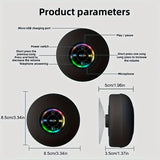 ðŸŽµ Mini LED Bathroom Speaker â€“ Splash-Proof Sound, Big Vibes!