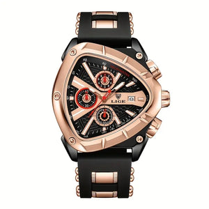 ⌚ LIGE Sport Watch for Men & Women – Stylish Analog Display with Date Calendar & Silicone Strap 💫