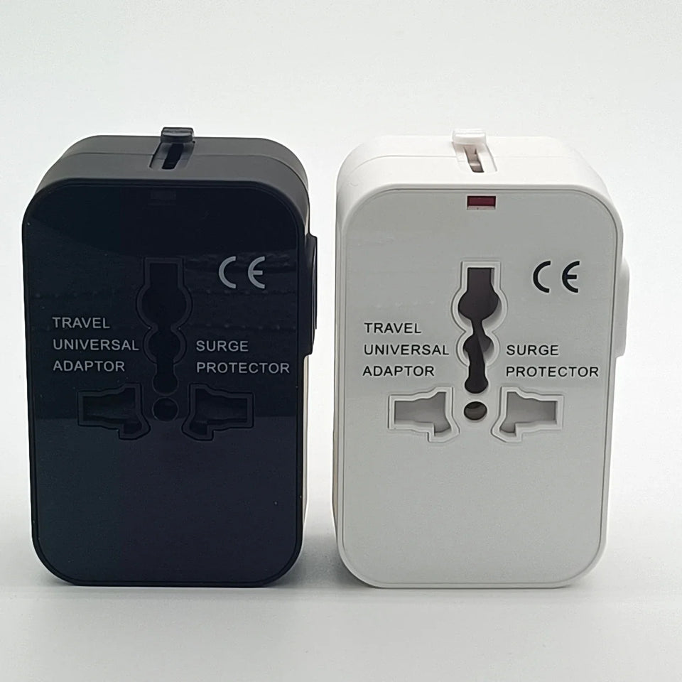 ðŸ”Œ Universal Travel Adapter with Surge Protection â€“ All-in-One International Plug Converter for 150+ Countries â€“ Smart Charging & Surge Guard
