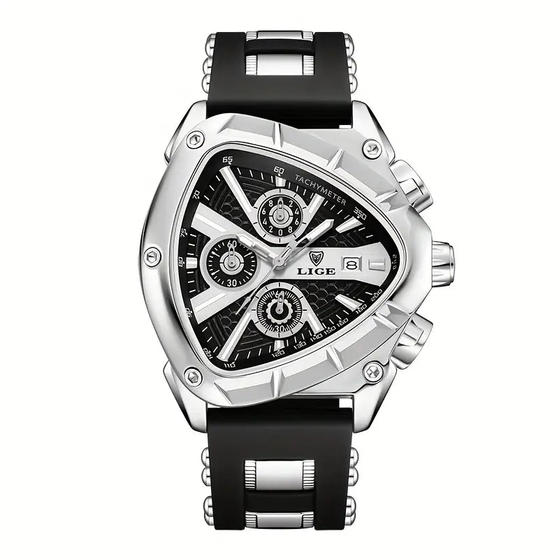 ⌚ LIGE Sport Watch for Men & Women – Stylish Analog Display with Date Calendar & Silicone Strap 💫