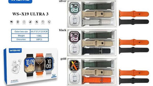 WISME WS X19 ULTRA 3 WITH FIVE STRAPS AIRPODS