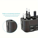 ðŸ”Œ Universal Travel Adapter with Surge Protection â€“ All-in-One International Plug Converter for 150+ Countries â€“ Smart Charging & Surge Guard