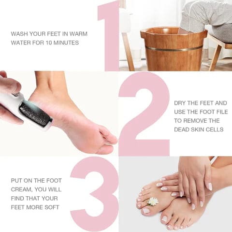 Foot Grinding Machine, Electric Dead Skin Grinding Foot Sharpening Machine, Sandpaper Care Tool, Skin corrector Cleaning Tools, Foot Callus Remover 2 GET 1 FREE