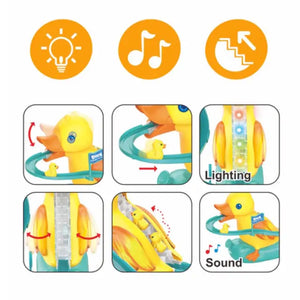 Mini duck climbing stairs toy roller