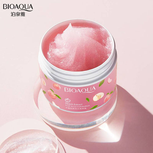 Bioaqua Peach Extract Fruit Acid Face Gel Cream 140g Pack 2
