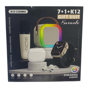 🎤  7+1 +Combo Gift Set 🎶 | Wireless Mic, Speaker & Entertainment Bundle | Perfect Party & Family Gift 🎁