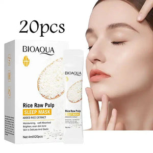 Bioaqua Rice Raw Pulp Brightening Sleeping Mask