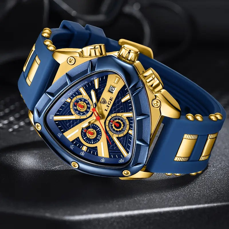⌚ LIGE Sport Watch for Men & Women – Stylish Analog Display with Date Calendar & Silicone Strap 💫