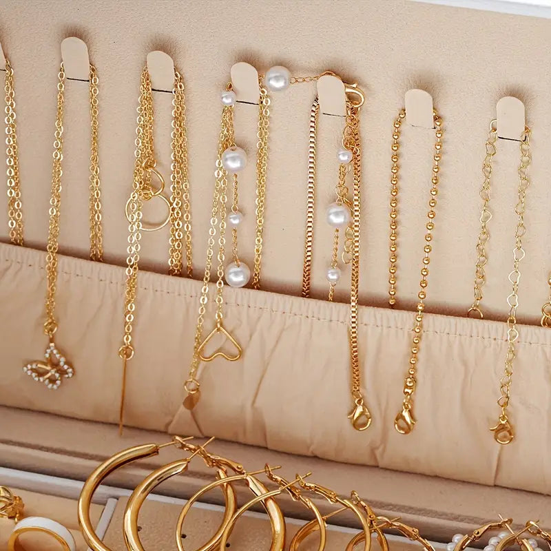 💎✨ 86-Piece Premium Jewelry Set for Women & Girls – Necklaces, Earrings, Rings & More! 👑💫