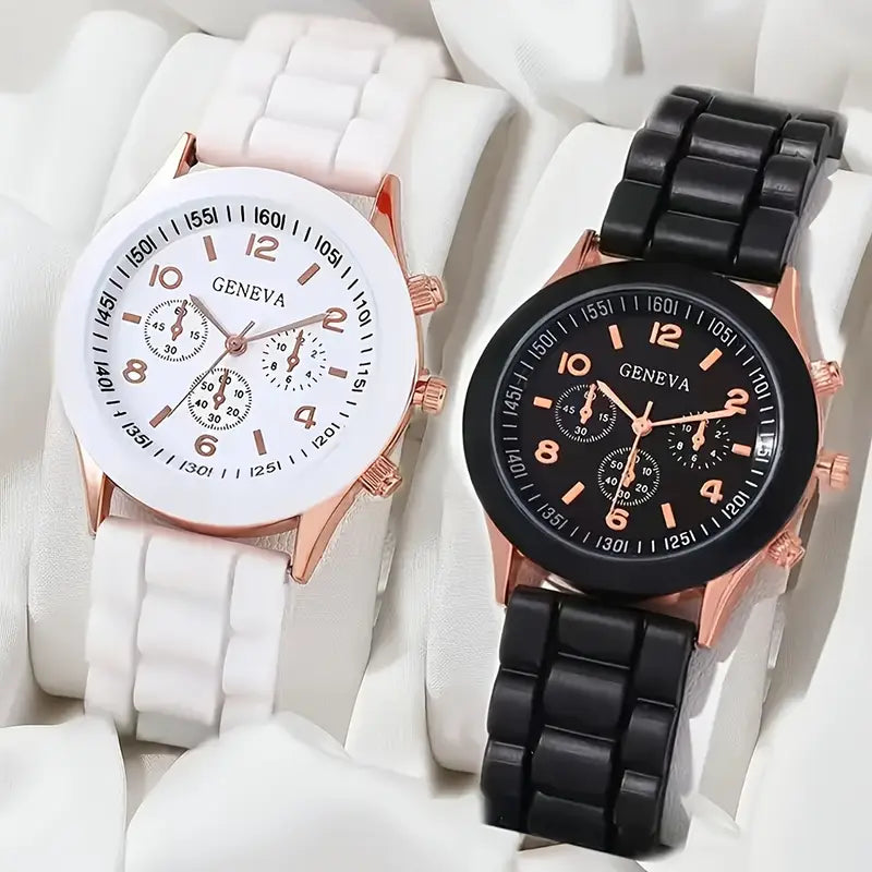 â±ï¸ Stylish Couple Watch Set + Magnetic Heart Necklace â€“ A Perfect Gift for Love & Friendship ðŸ’–