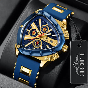 ⌚ LIGE Sport Watch for Men & Women – Stylish Analog Display with Date Calendar & Silicone Strap 💫