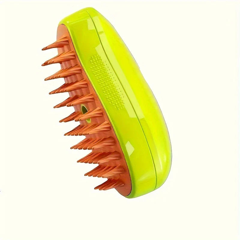 USB Rechargeable Steam Cat Brush 🧼✨ – Self-Cleaning Pet Grooming Comb with Gentle Massage & Detangling for Cats & Dogs🧴 Transform Grooming Into Spa Time for Your Pet! 🐾