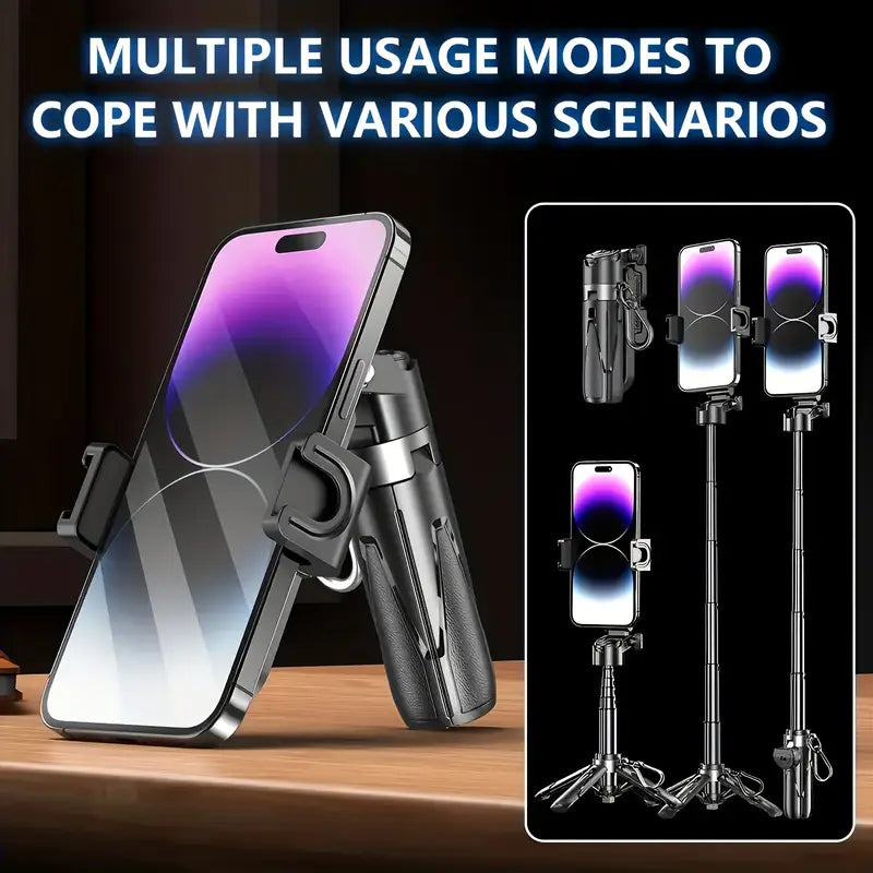 📱✨ 2-in-1 Wireless Phone Grip & Selfie Stick – Your Pocket-Sized Photography Pro! 🎬📷