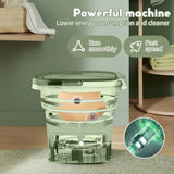 Compact Foldable Mini Washing Machine â€“ Perfect for Baby Clothes, Underwear & Travel Use