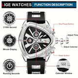 ⌚ LIGE Sport Watch for Men & Women – Stylish Analog Display with Date Calendar & Silicone Strap 💫