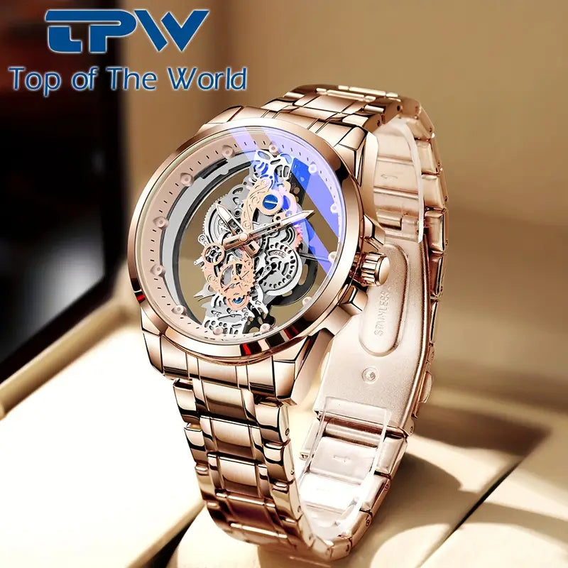 ðŸ•°ï¸ TPW Elegant Men's Quartz Watch â€“ Durable Steel Strap | Timeless Design | Everyday Class ðŸŽ