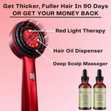 Electric brush with 2 oil