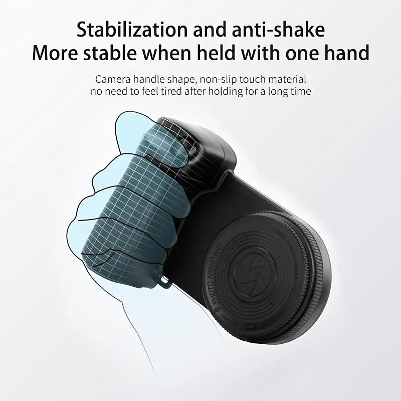 Magnetic Phone Camera Handle â€“ 360Â° Rotating, Self-Lighting, and Remote-Controlled!