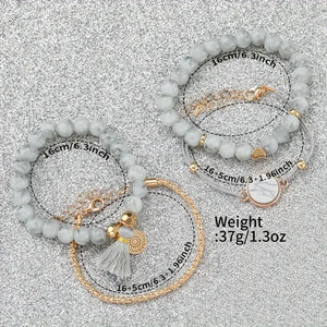âŒšâœ¨ Elegant Women's Quartz Watch + 4-Piece Jewelry Set ðŸ’ŽðŸŒŸ | Perfect Gift Combo ðŸŽðŸ’–